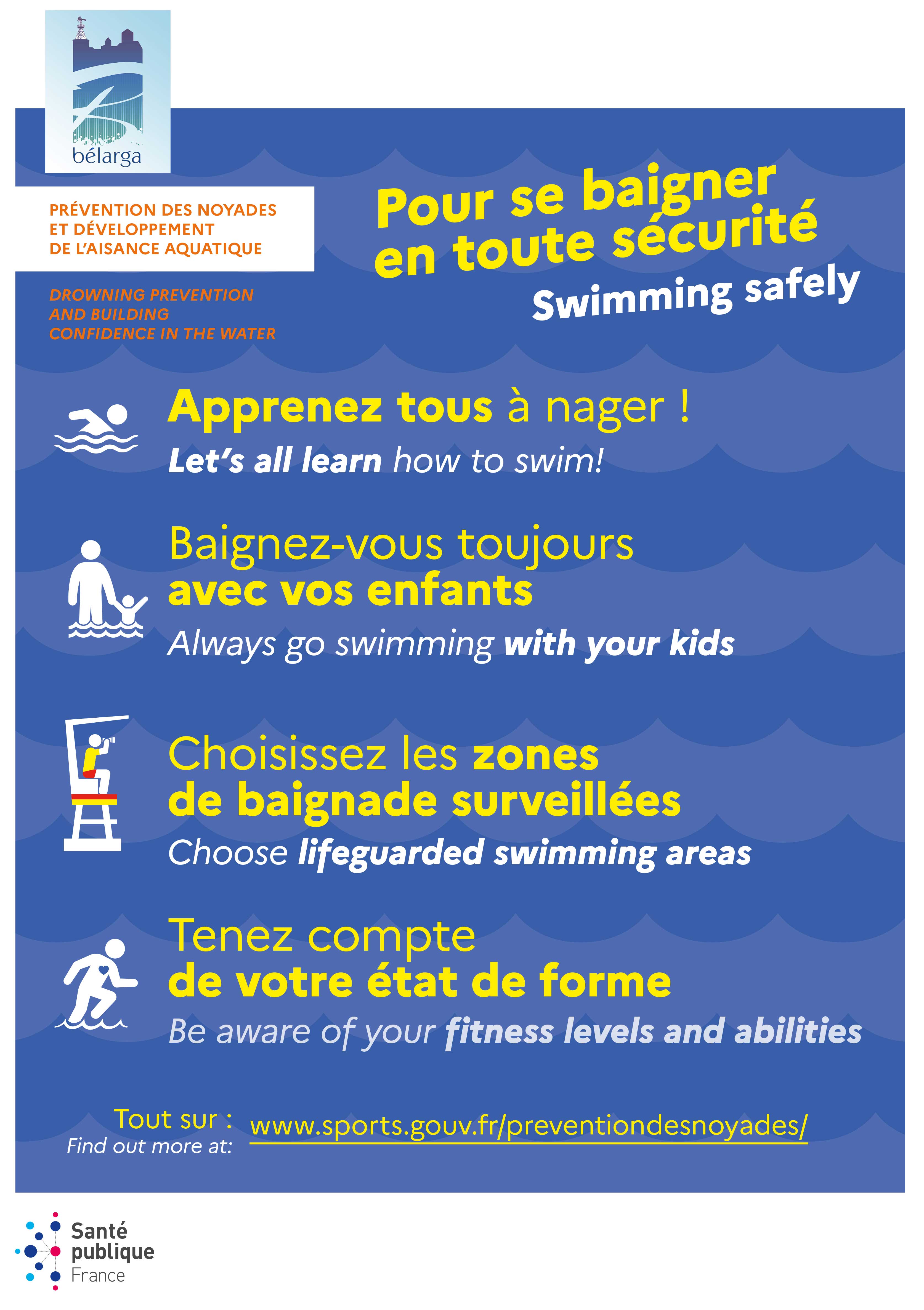 se baigner en securite
