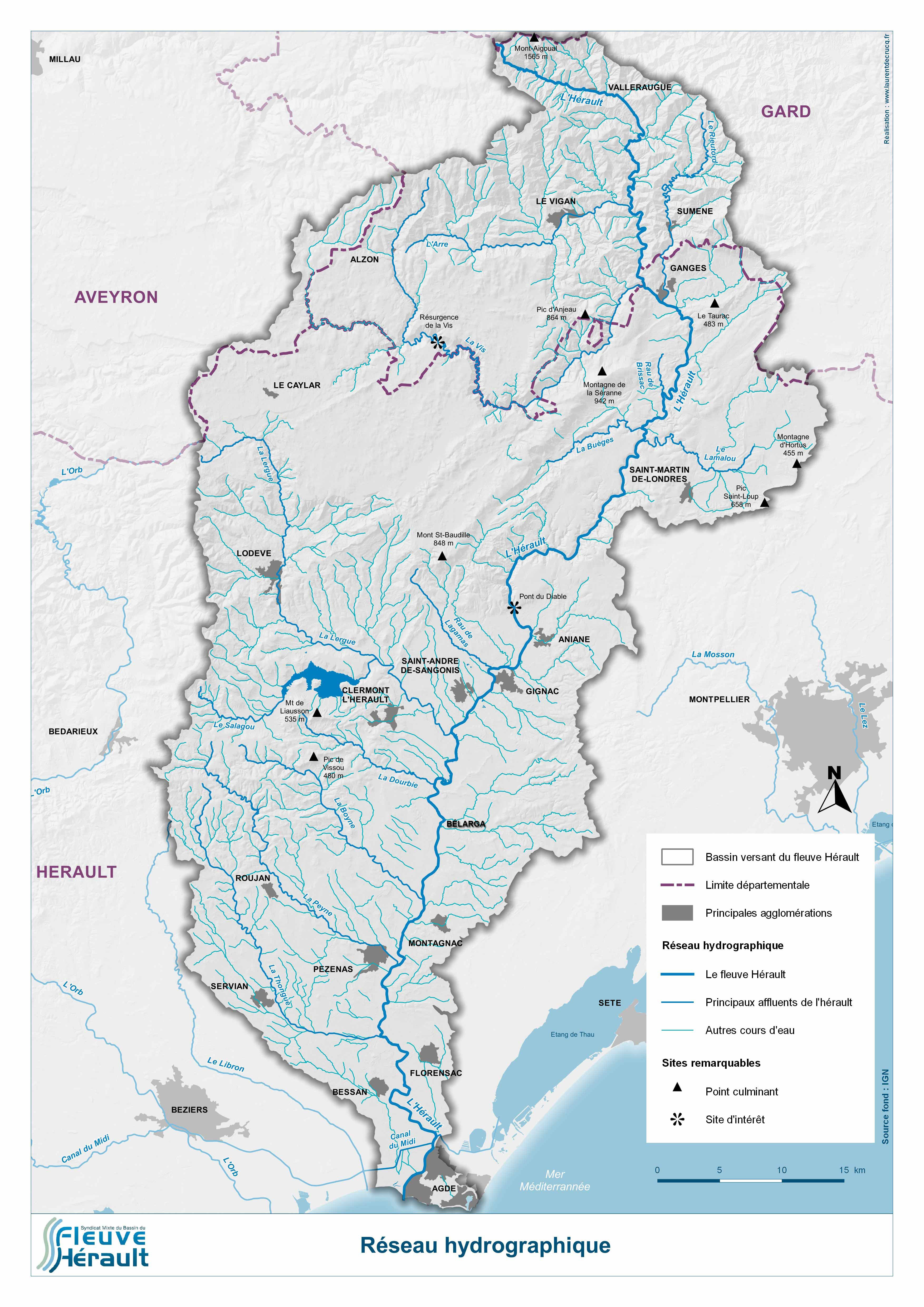 reseau hydrographique