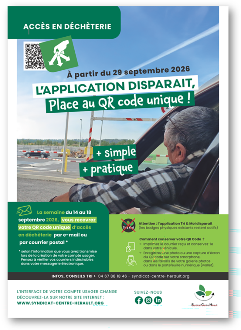 2026 chagement acces decheterie QRCODE
