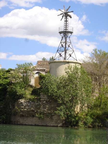 Le puits éolien avant les travaux de restauration